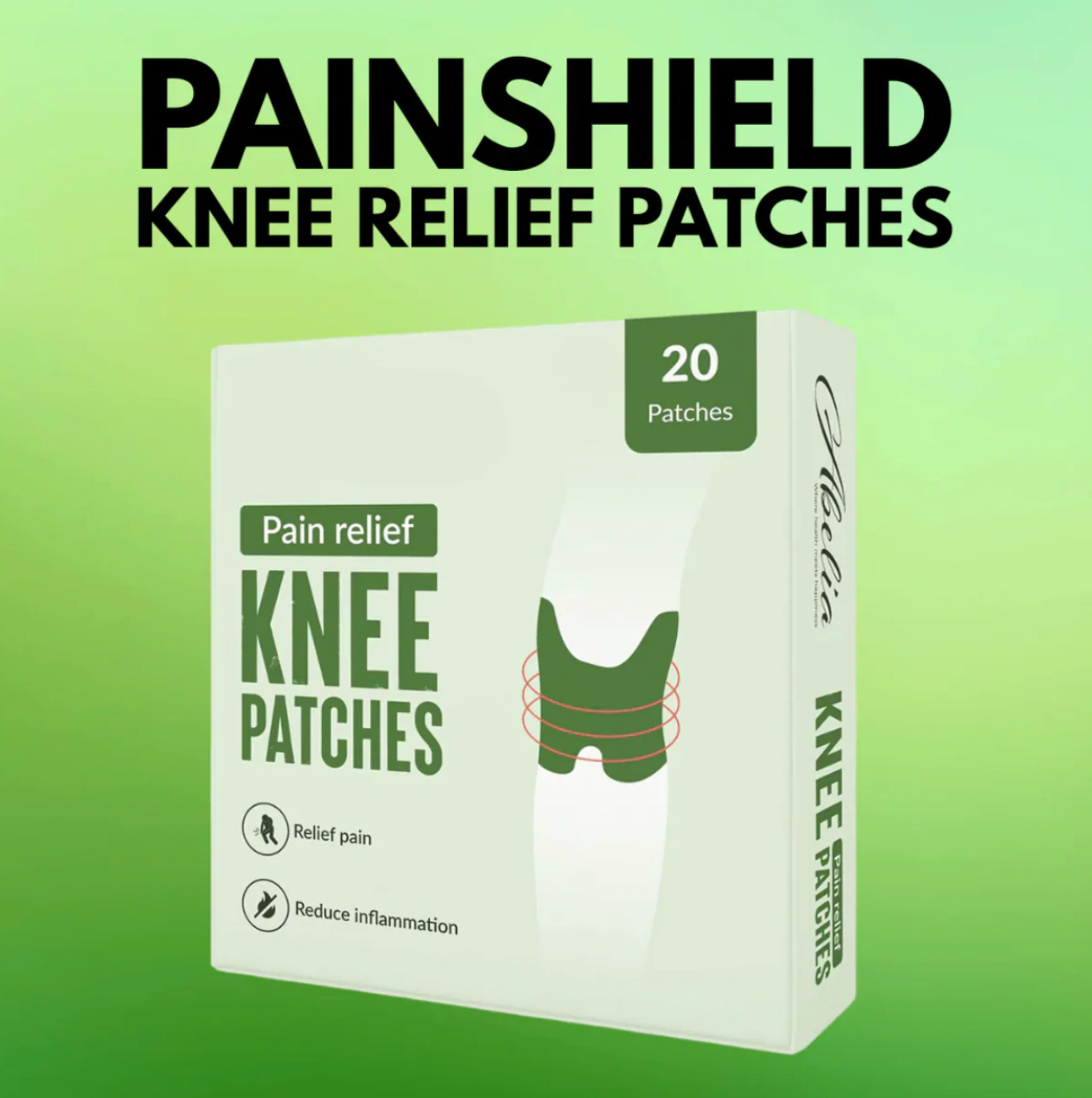 Painshield ™ - Natural Pain Relief Knee Patches