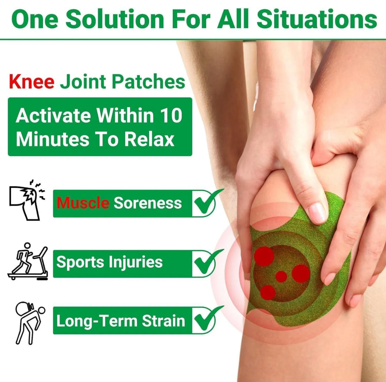 Painshield ™ - Natural Pain Relief Knee Patches